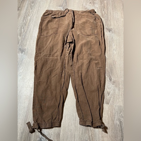 Anthropologie Pilcro Linen Blend Brown Pants- Large‎ - Picture 2 of 9